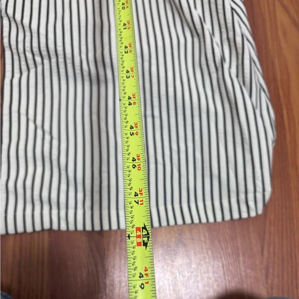 Entro striped button down puff sleeve dress NWT - Picture 6 of 6